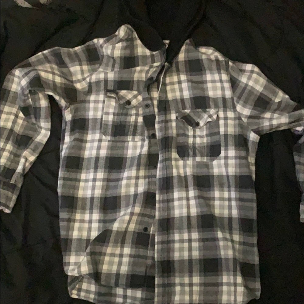 Flannel hoodie